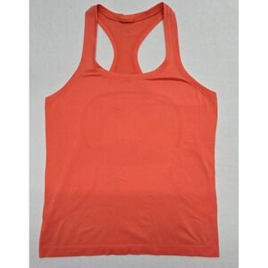 Lululemon Athletica Orange Tank Top Racerback Womens Size 12 Workout Gym